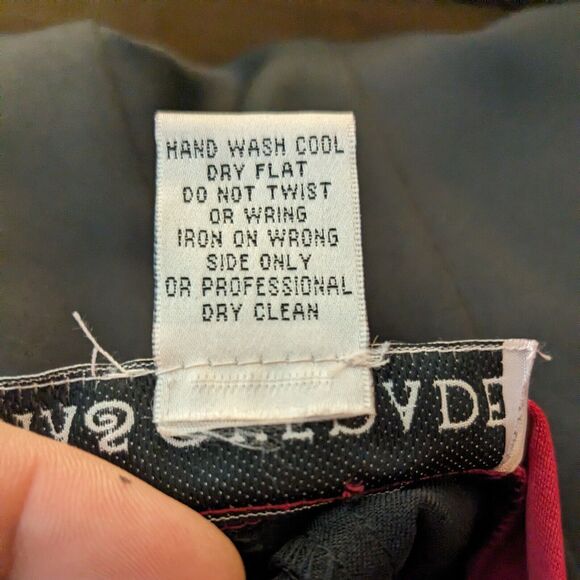 Vintage Prom Dress Maxi Gown S Red Black Corset Goth 90 Y2K Strapless Vamp Glam - Picture 13 of 13